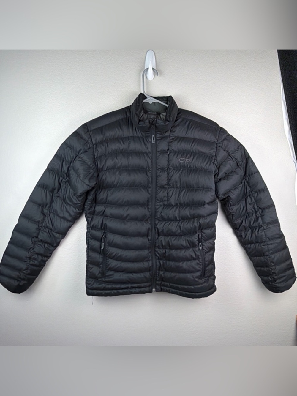 Outdoor Research Down Jacket Transcendent Sweater Full Zip Black Men’s Small